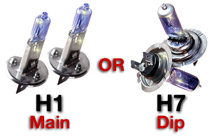 ULTRA H1 //// 448 Car Headlight XENON Halogen Bulbs 110w MAIN or DIP Beam 5000k